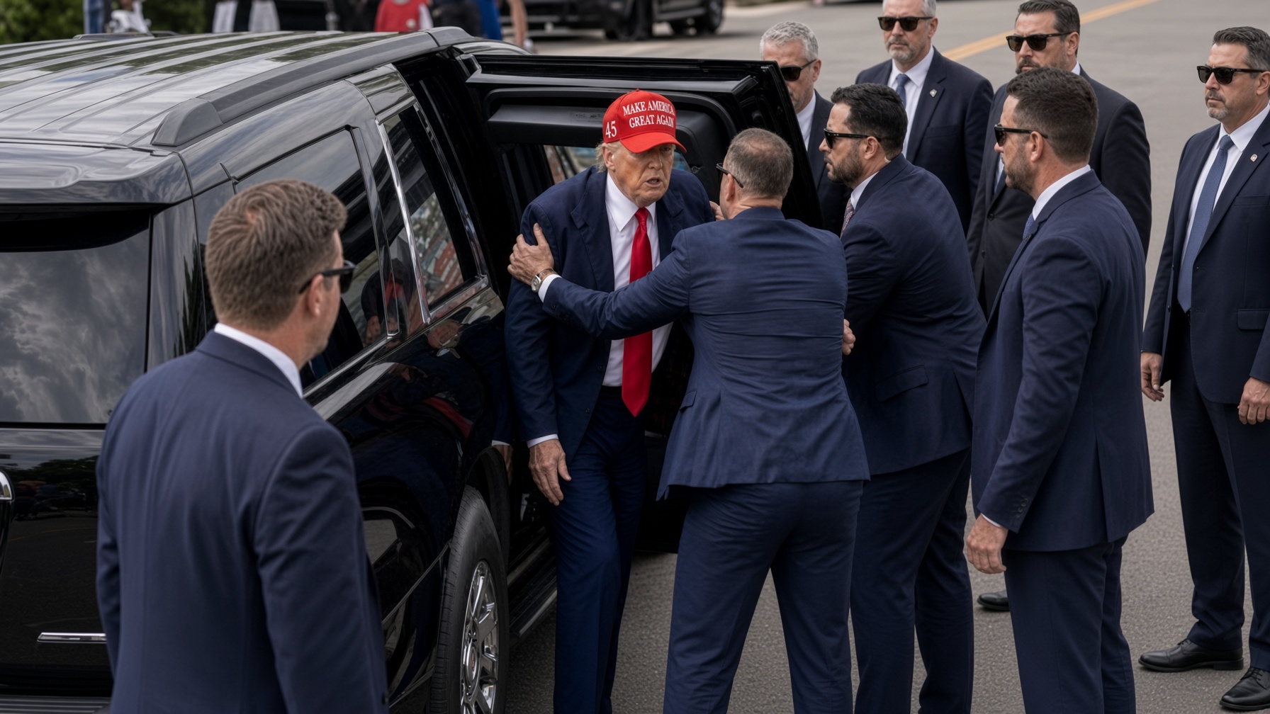 Trump shot viral claims