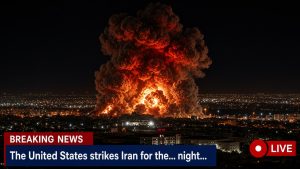 BREAKING NEWS : U.S. Military Continues Strikes on Iran for Seventh Consecutive Night as Regional Tensions Escalate…