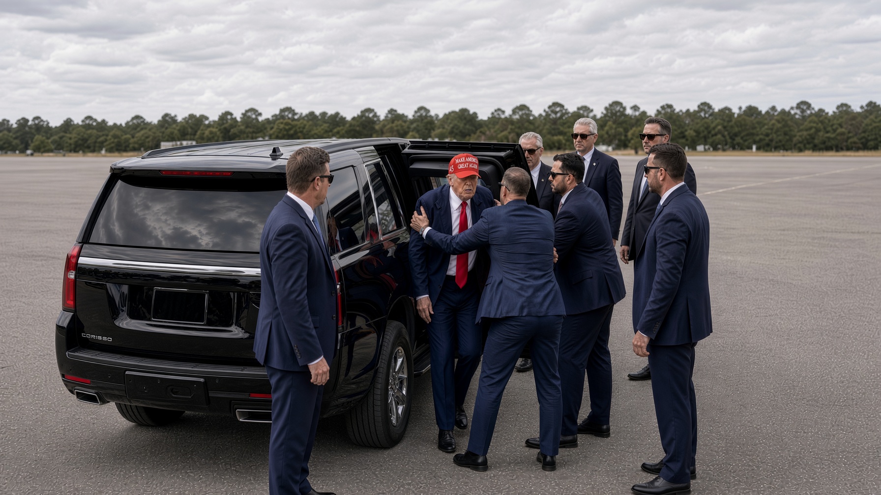 Trump shot