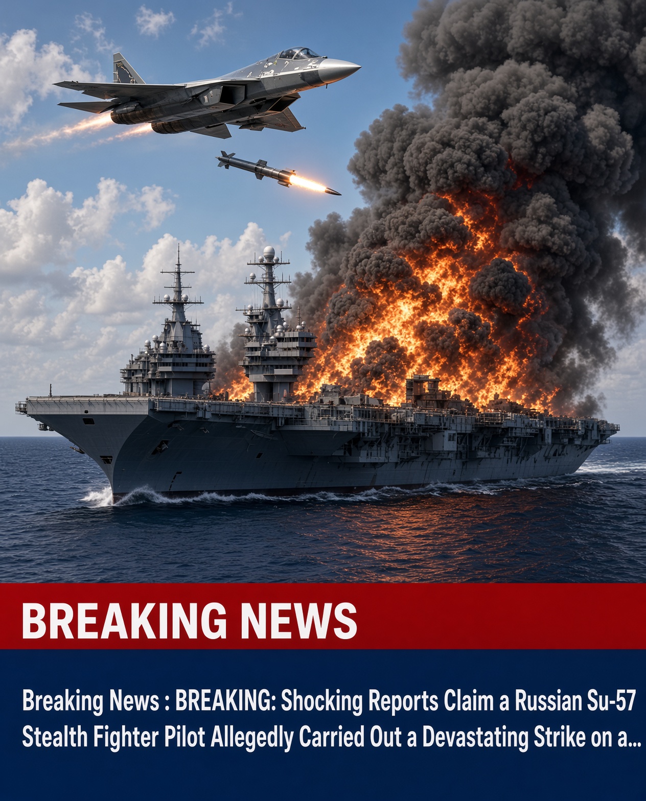 Russian Su-57 strike